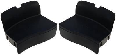 Axa Abdeckkappen für Defender schwarz (Set