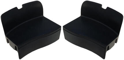 Axa Abdeckkappen für Defender schwarz (Set