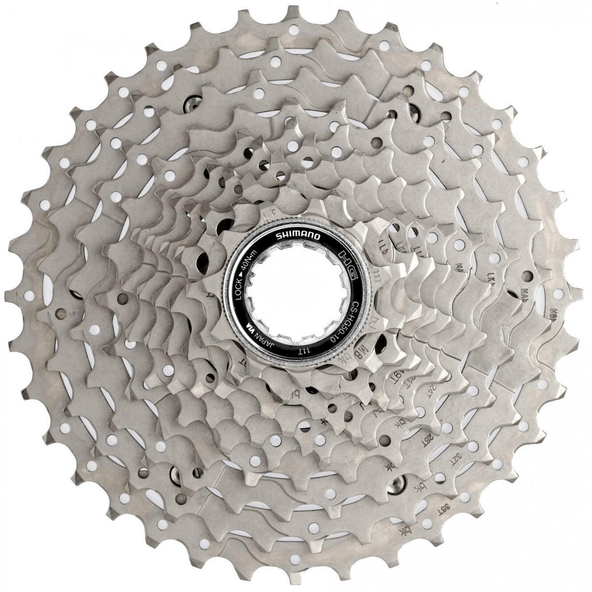 Shimano - Cassette Shimano 10 Vitesses Deore Cs-hg50 11-36t (emballage Atelier - Cassette - Gris - Decathlon