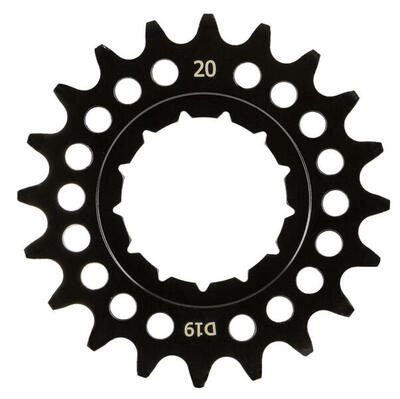 Kmc tandwiel rohloff wide 20t achter zwart