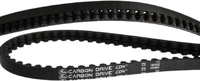 Gates cdn belt carbon drive 111t zwart - 1221mm - fietsketting