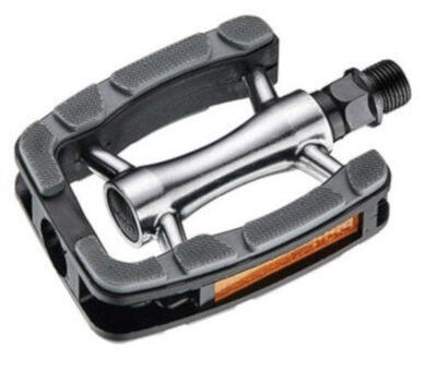 Pedalen set 9 16 inch zwart grijs