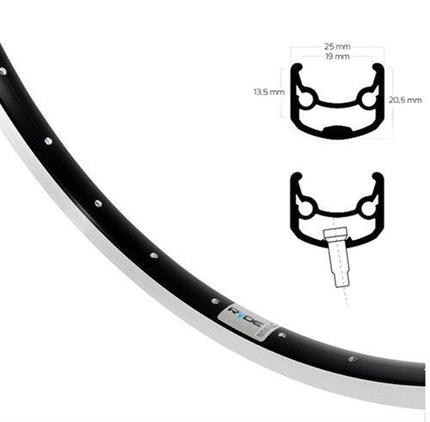 Ryde Felge 28 Zoll 622 andra 30 schwarz Schliffseite 36