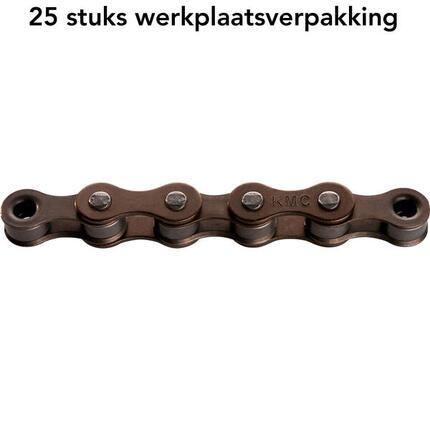 KMC ds ketting s1 1/8 wide brown bulk (25)