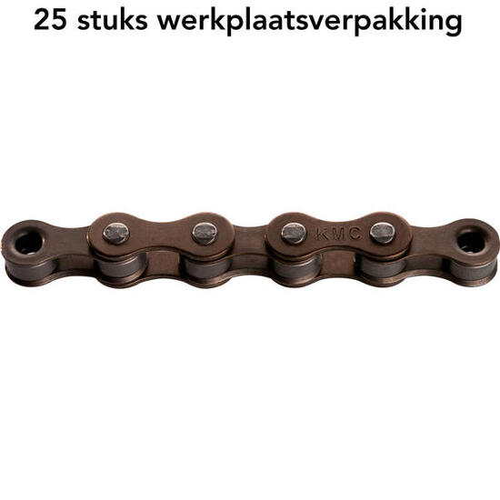 KMC ds ketting s1 1/8 wide brown bulk (25)