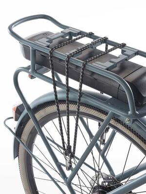 Cortina Jakarta cinghia rapida con ganci nero/antracite.