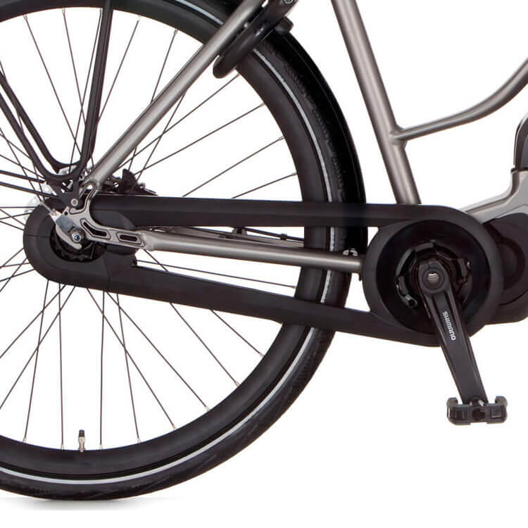 CORTINA Cortina proteggi-catena Hesling Fluente Black Matt, 28 inch, per Steps E‑Mozzo.