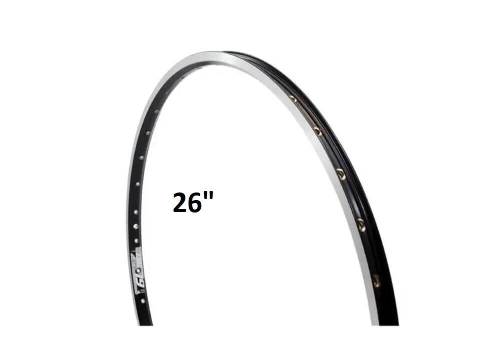 Aro Ryde ZAC19 26 polegadas preto 24.4mm 36 14 1/1