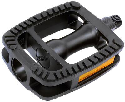 Union pedaal sp-812 edb as alu matzwart/antislip zwart