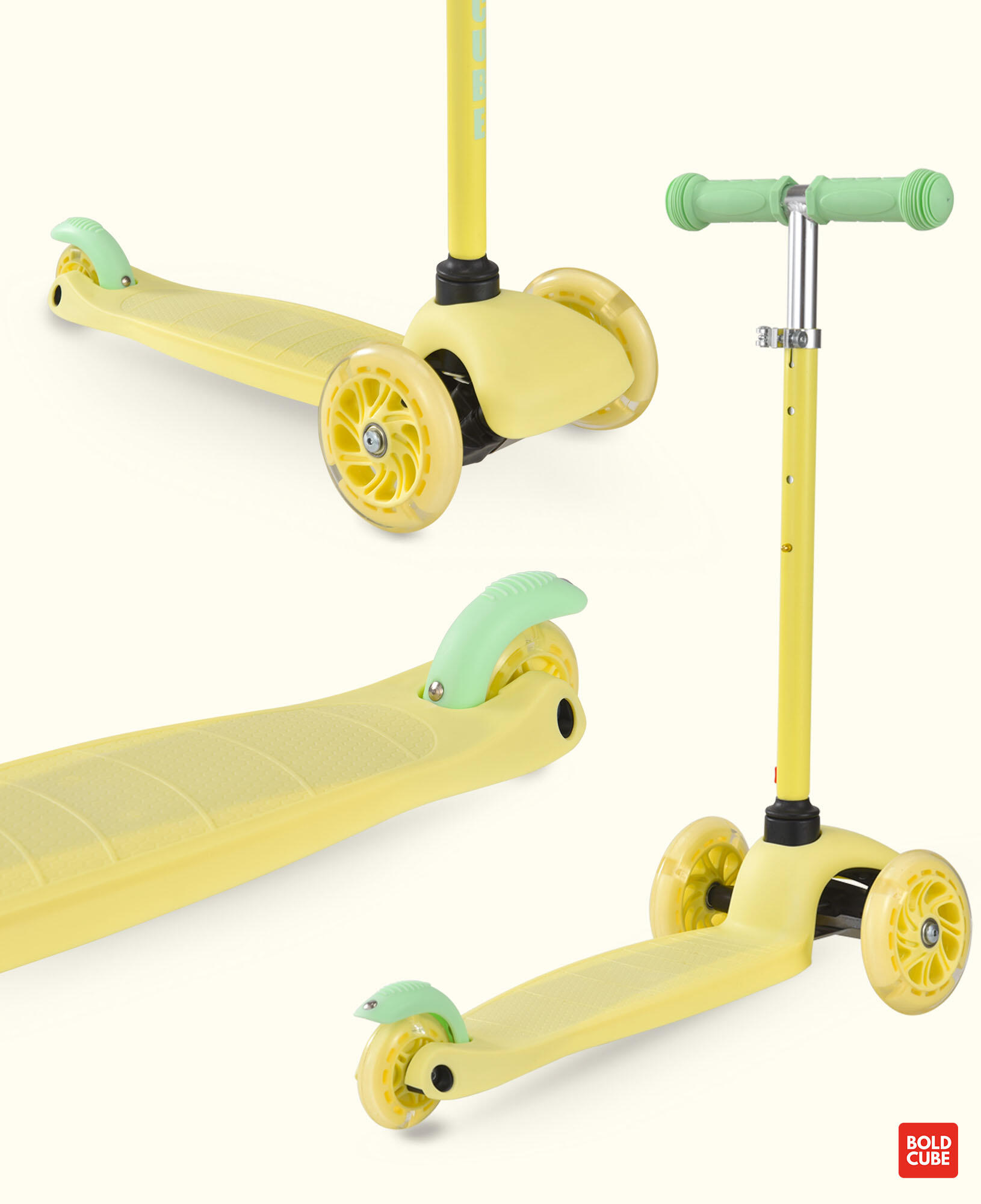 Trottinette / Trottinette à 3 roues Teeny, jaune 7/7