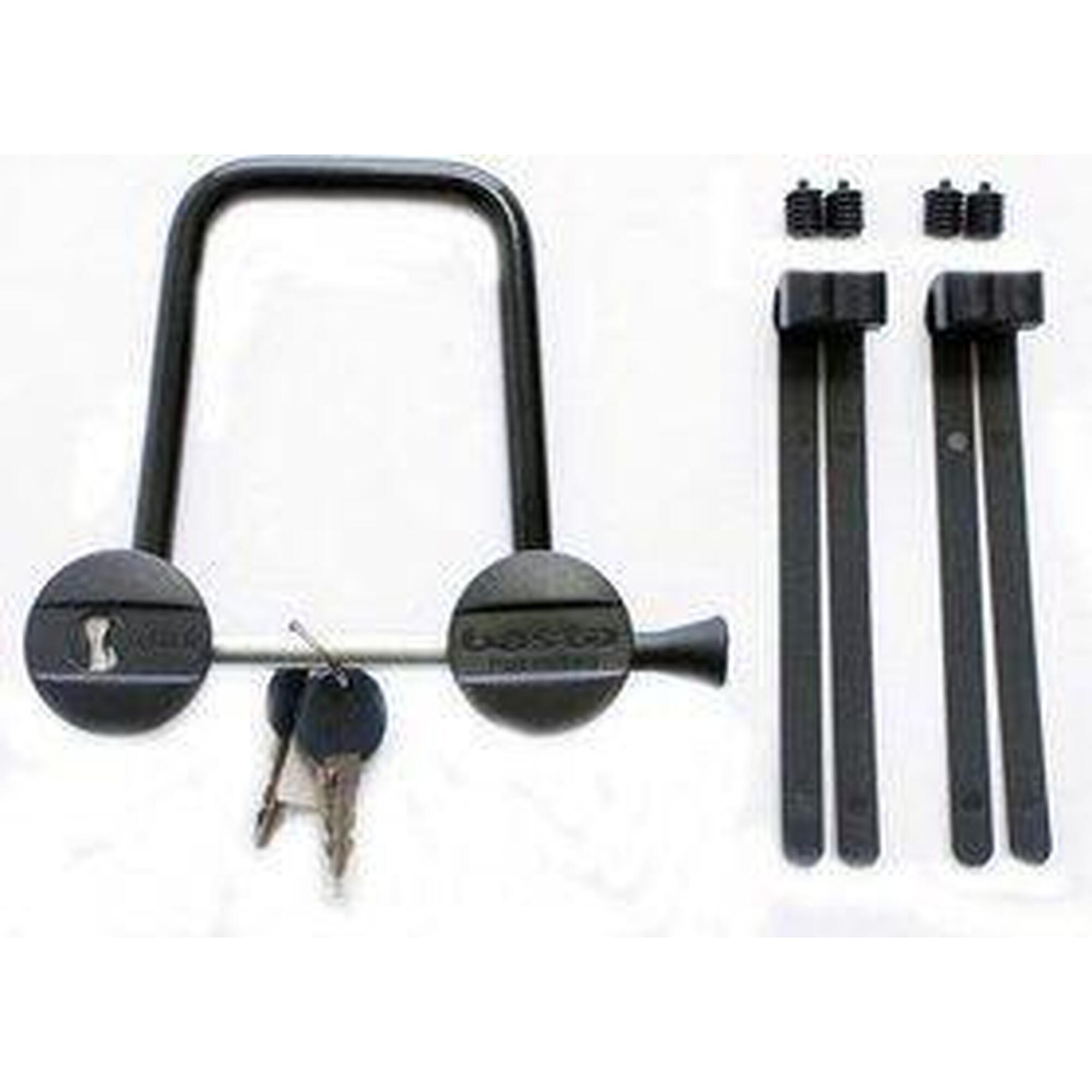 Axa - Axa Boosterlot Click-3 Anthracite + Flex Montage - Verrou - Gris - Decathlon