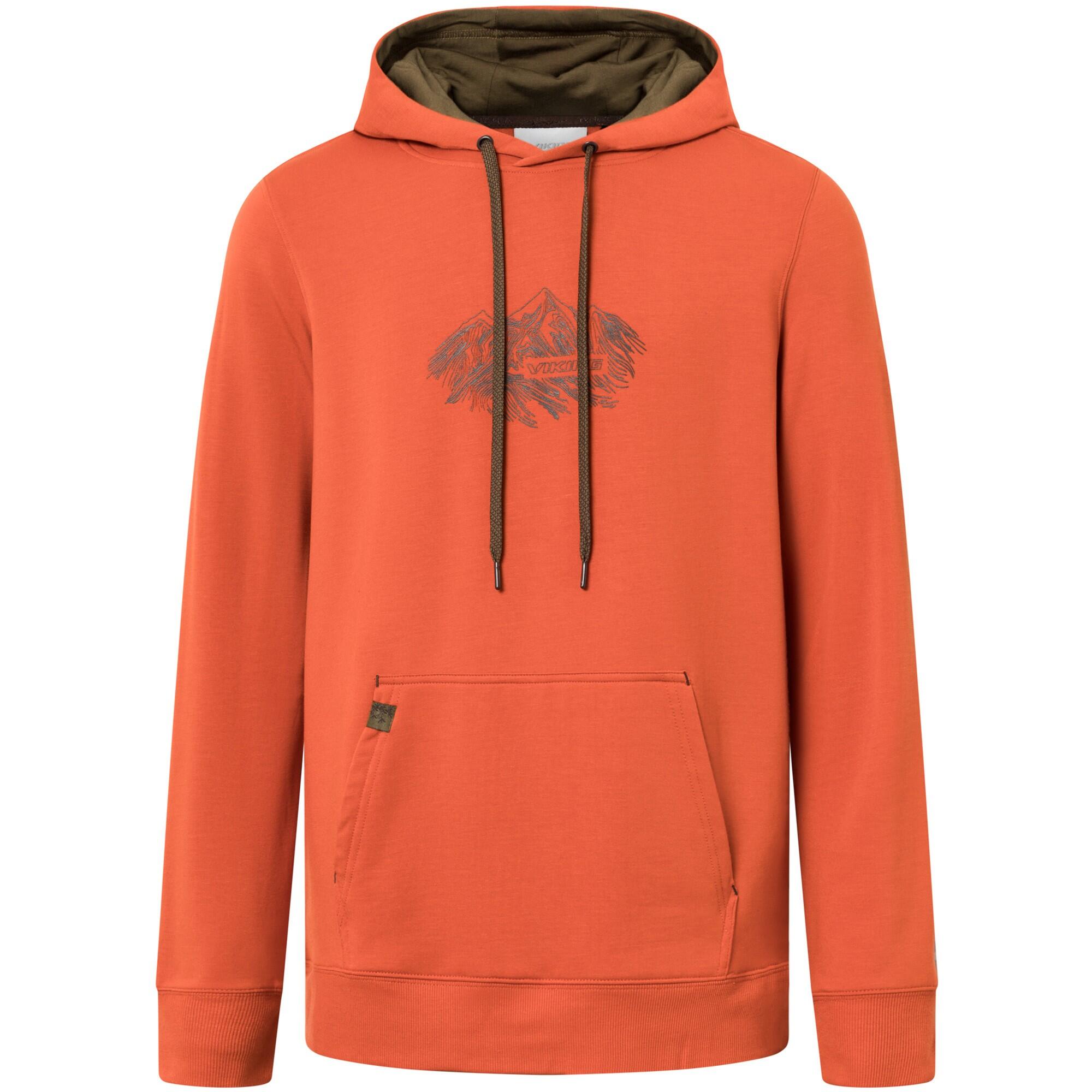 Sweat à Capuche en Bambou Viking "Panaka Man" S Orange 7/7