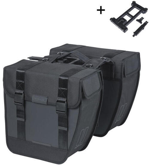 Sac à Dos Double Basil Tour Imperméable - 28L - Noir