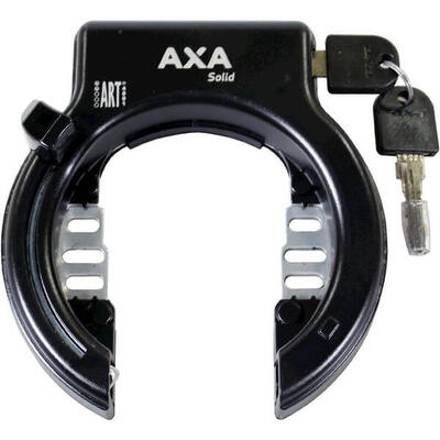 Axa solid zwart ringslot - 14cm - art2