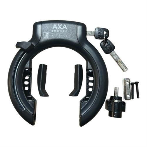 AXA Imenso XL con serratura batteria per Bosch Powertube (chiave lunga).