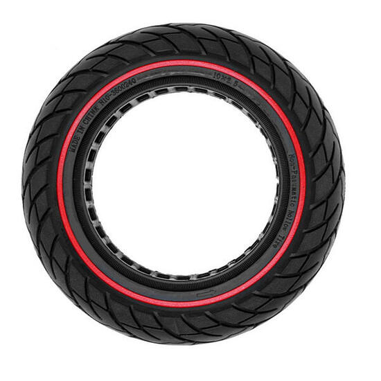 PRO-Mounts BTB Solid opona 10 x 2,125 czarna z czerwoną linią