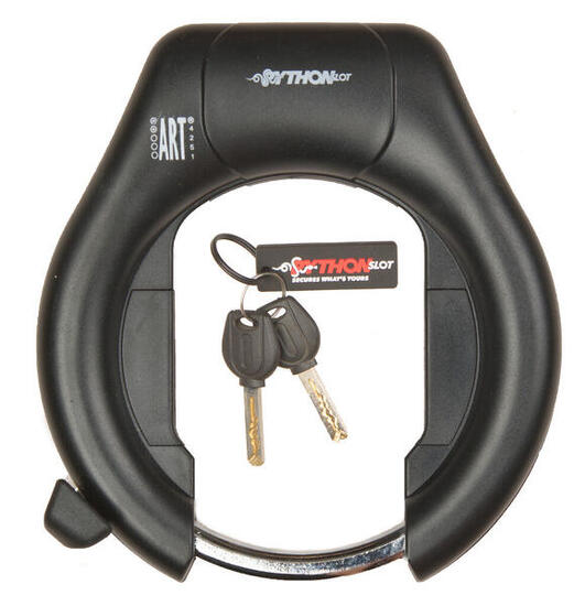 Python-Schloss Rahmenschloss schwer schwarz Art-2