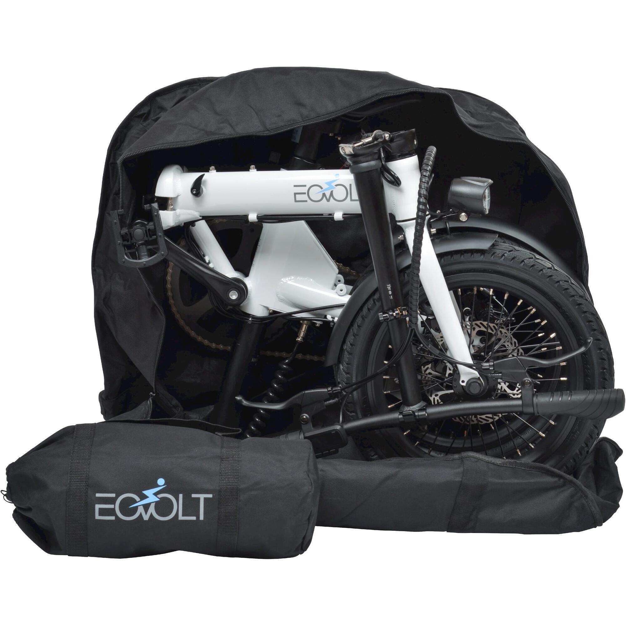 Tuto - Eovolt Sac De Transport Imperméable Matin 16 Noir - Panier Vélo - Noir - Decathlon