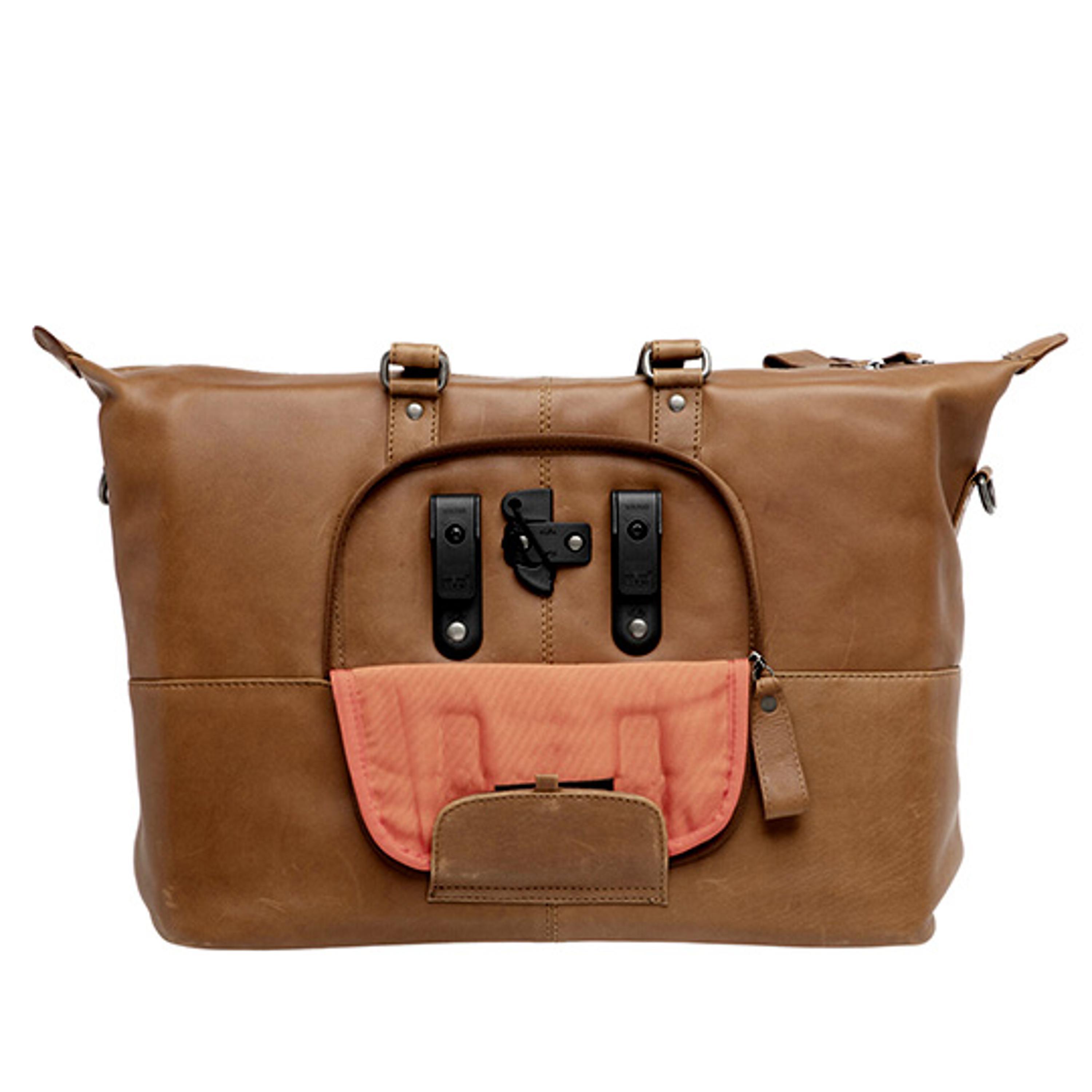 Borsa per bici da portapacchi Newlooxs Verla Cognac 2/7