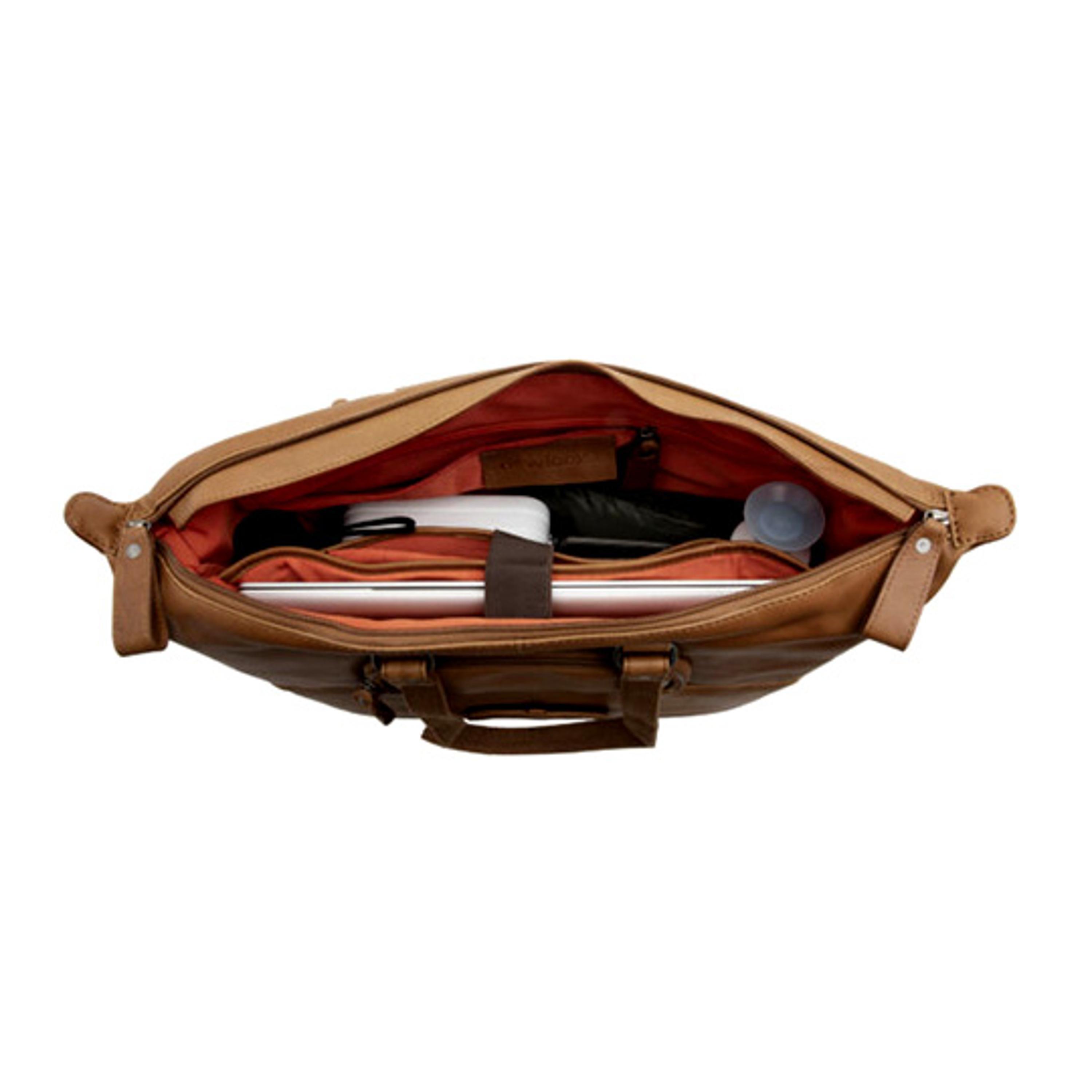 Borsa per bici da portapacchi Newlooxs Verla Cognac 4/7