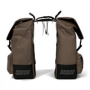Sac de vélo double de 38 litres en brun pour les aventures urbaines 4/7