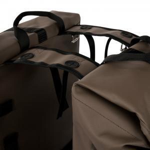 Sac de vélo double de 38 litres en brun pour les aventures urbaines 5/7