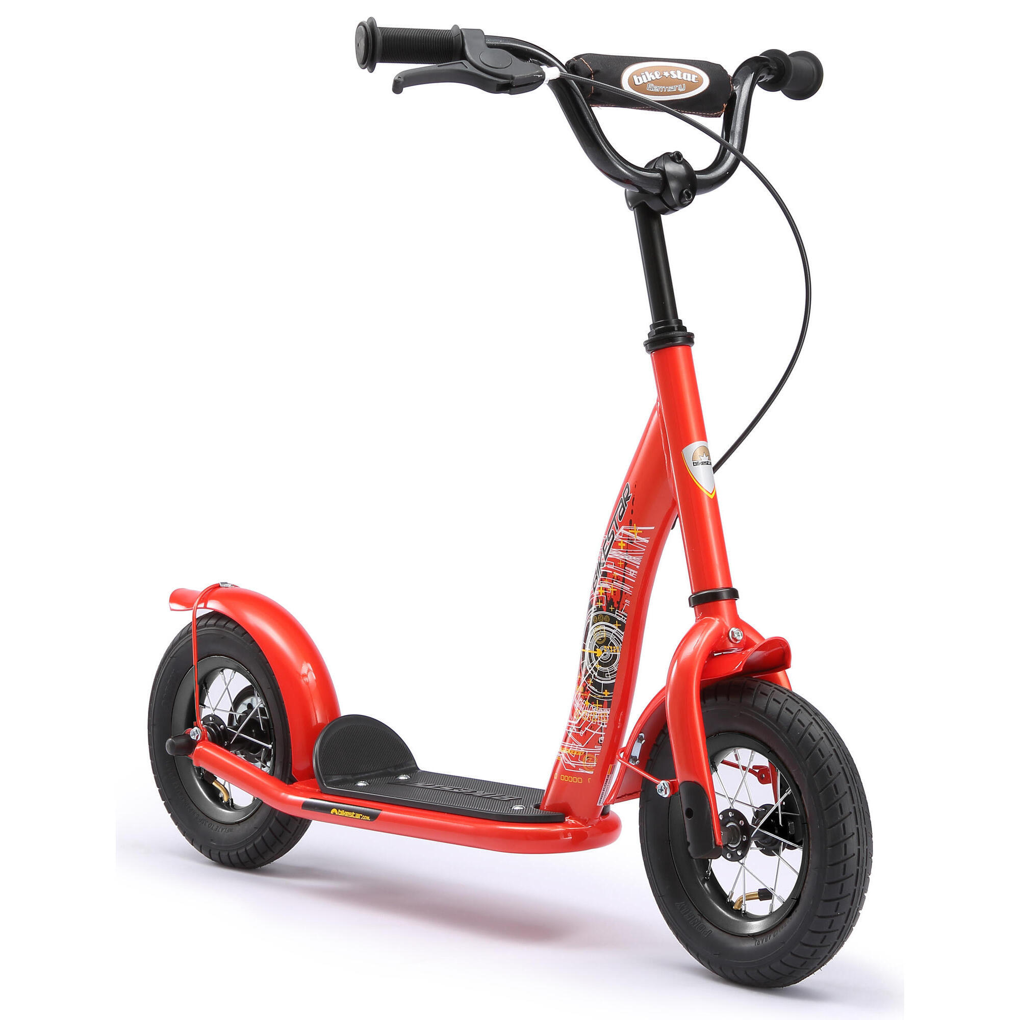 Star Scooter - Trottinette Grandes Roues 10", Pour Enfants De 5 Ans, Pneus Gonflables, Classic - Trottinette - Rouge - Taille Unique - Decathlon