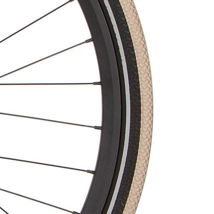 Cortina buitenband canberra 28 x 1.75 khaki zwart refl