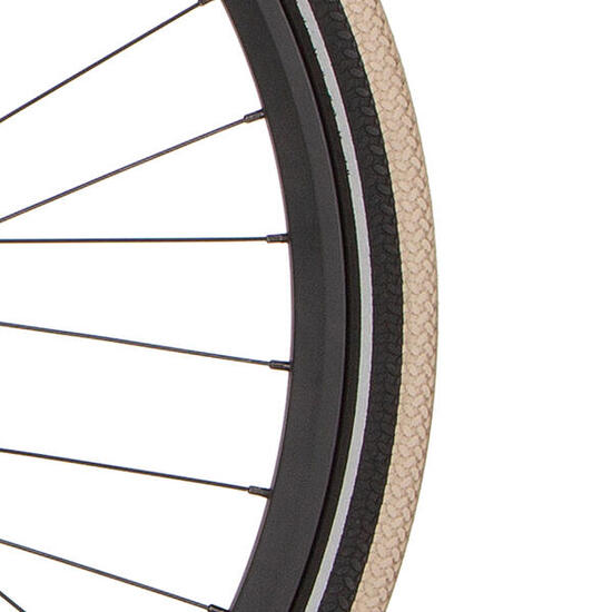 Cortina buitenband canberra 28 x 1.75 khaki zwart refl