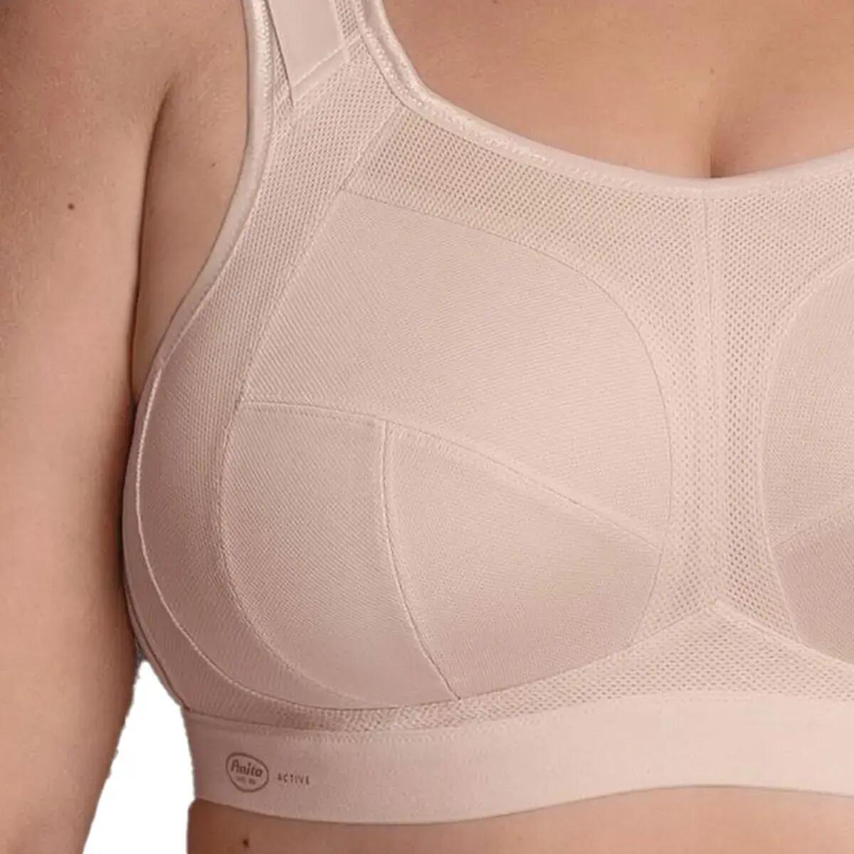 Reggiseno sportivo Extreme Control Plus 90F rosa poliestere 4/4