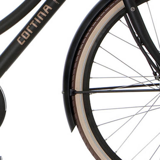 Przedni błotnik Cortina E-U1/E-U4 28-inch Jet Black Matt