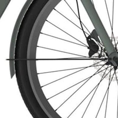 Asta parafango Cortina per 28 E-Nite Titanic Green Matt L 355 mm.