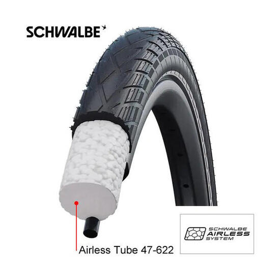 Chambre à air Schwalbe tube plein tube airless air 47-622