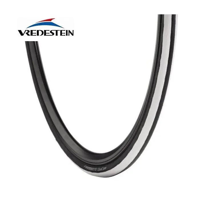 VREDESTEIN Fiammante 23-622 (28 x 7/8) folding tyre, black/white.