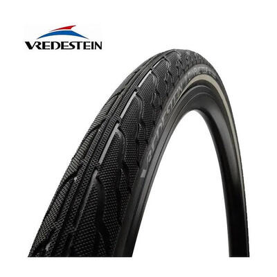 Vredestein 28x1 5/8x1 1/8 (28-622) dynamic tour zwart reflex draad 28454