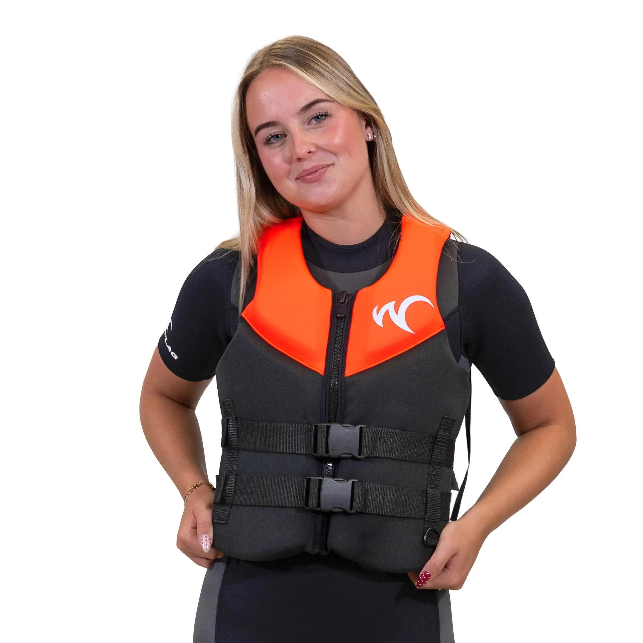 Calais Gilet de sauvetage 50N Orange - Unisexe - Néoprène - Sports nautiques 2/7