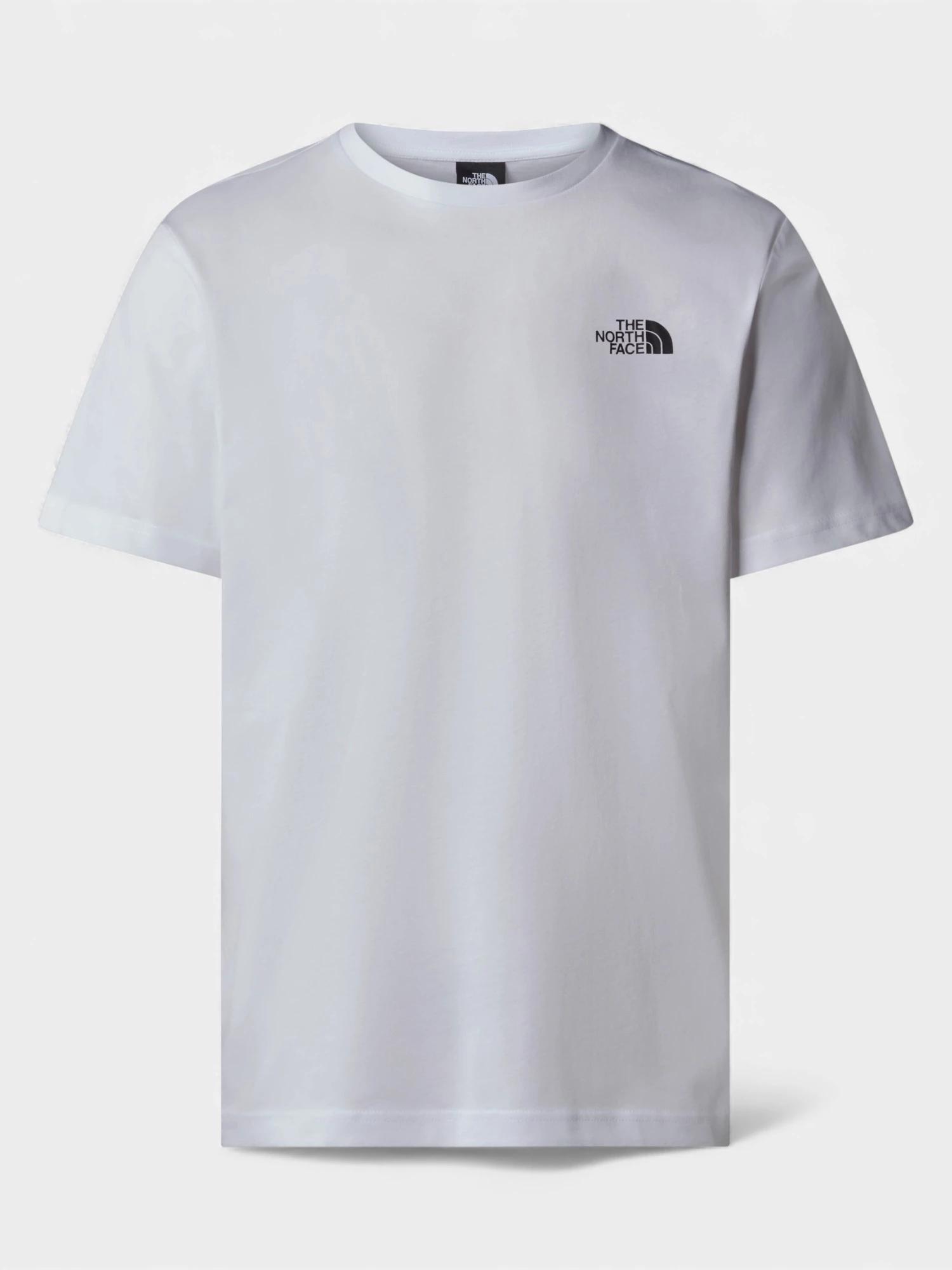 M SS BOX NSE TEE WHITE NF0A87NPFN41 XL Bianco 4/6