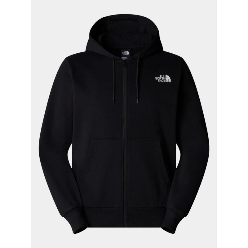 Pulover cu gluga M Simple Dome Full Zip Hoodie barbati