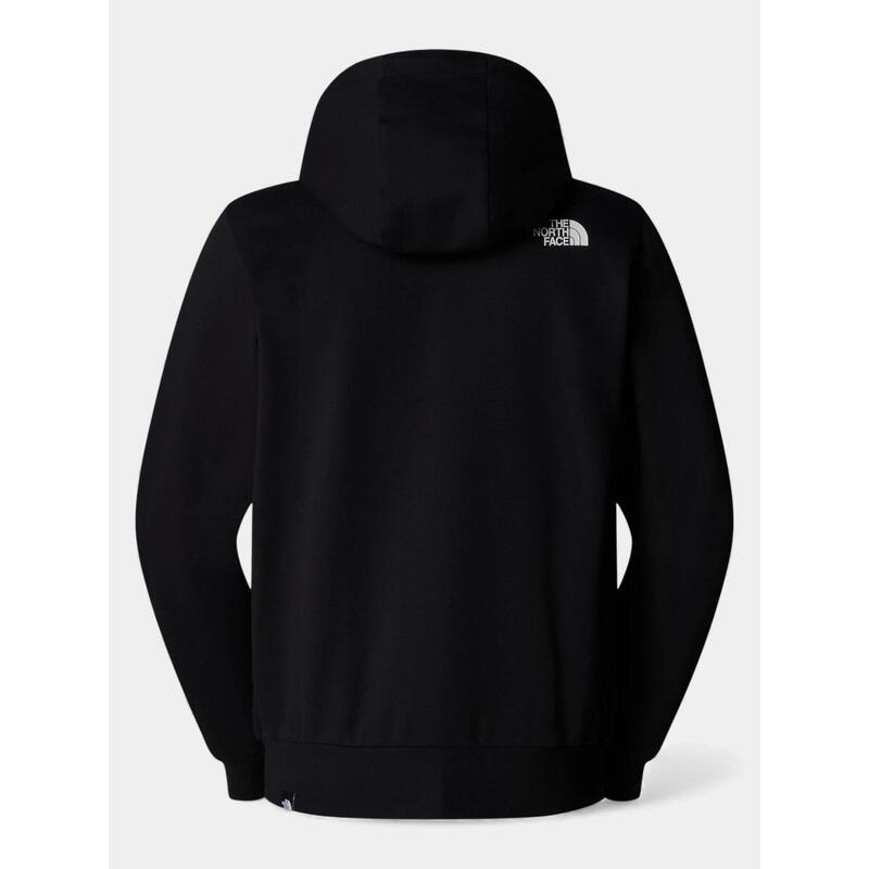 Pulover cu gluga M Simple Dome Full Zip Hoodie barbati
