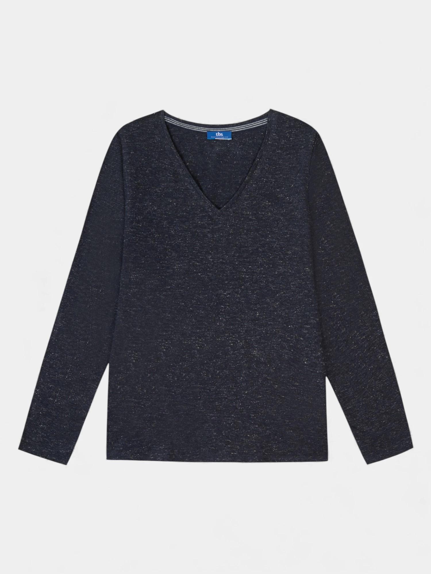 T-shirt manches longues femme ADINALON - marine 4/6