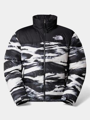 Giacca Piumino Uomo M 1996 Retro Nuptse Print