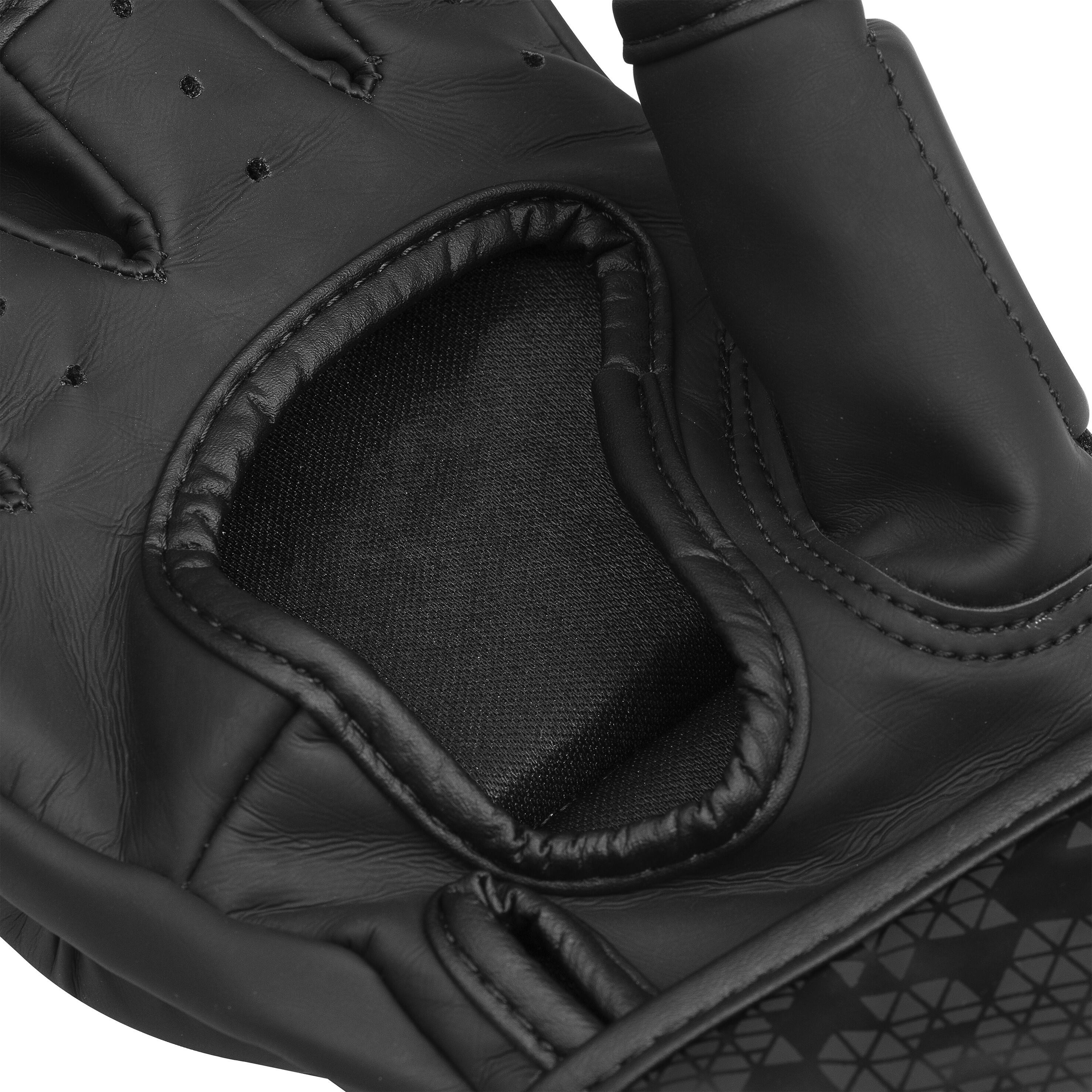 Gants de mma combat 50  (couleur : noir/noir - taille : l) 6/7