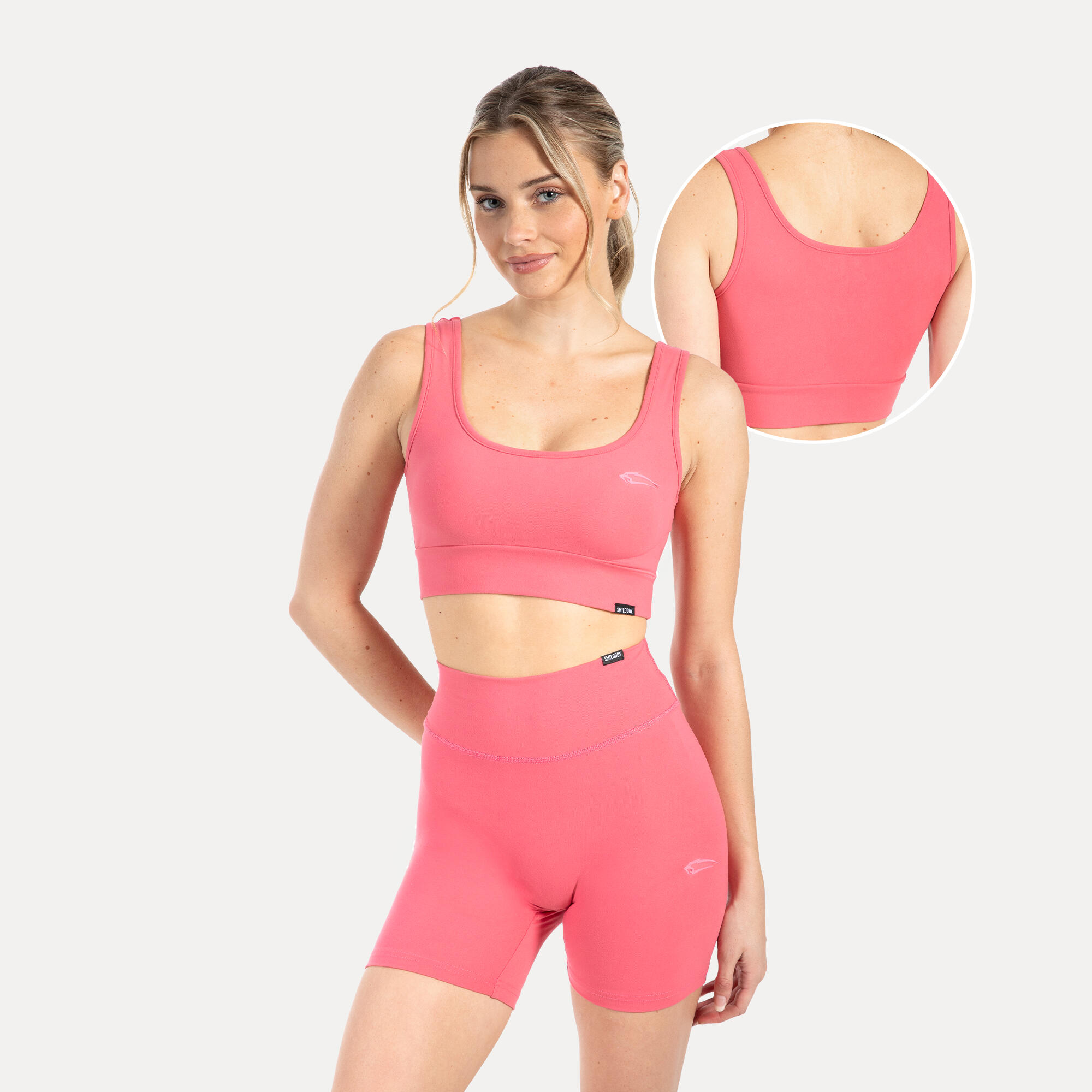SMILODOX Damen Sport BH Adelynn Pink