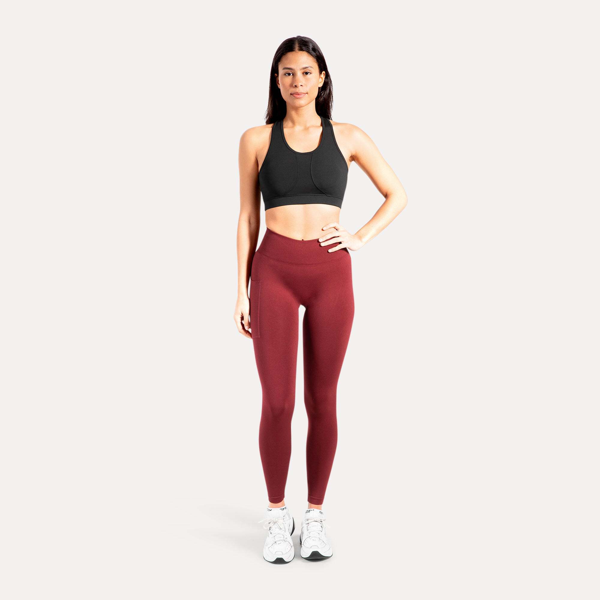 Damen Leggings Adrielle Bordeaux 3/5