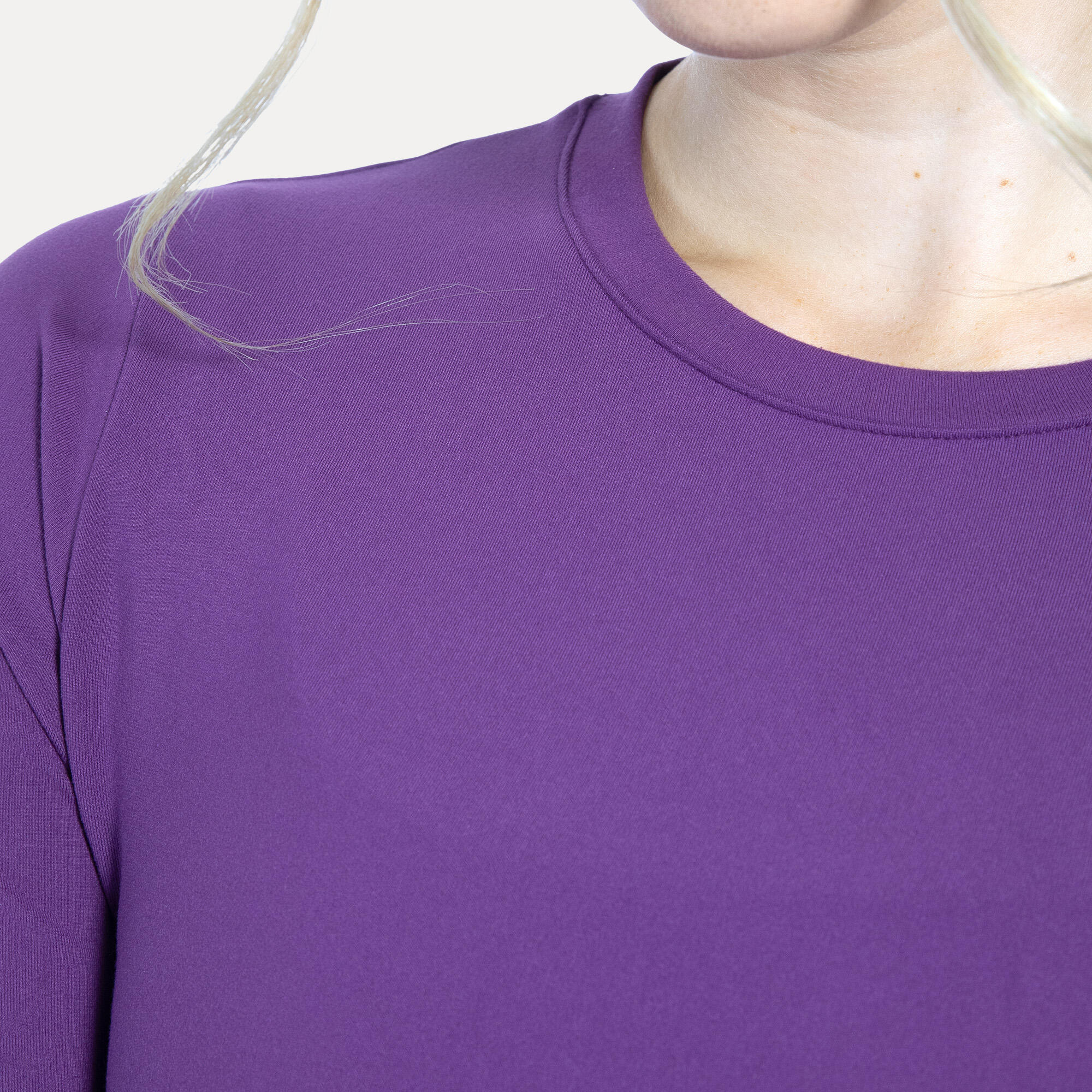 Damen Crop Longsleeve Thalina Lila 5/5