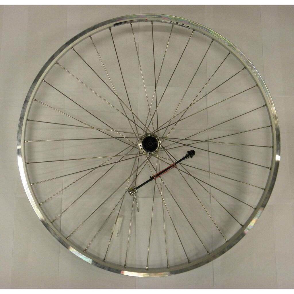 Ryde Chrina 28-inch Rear Wheel, Silver Aluminium, 7-Speed, 36-Spoke, Rim Brake.