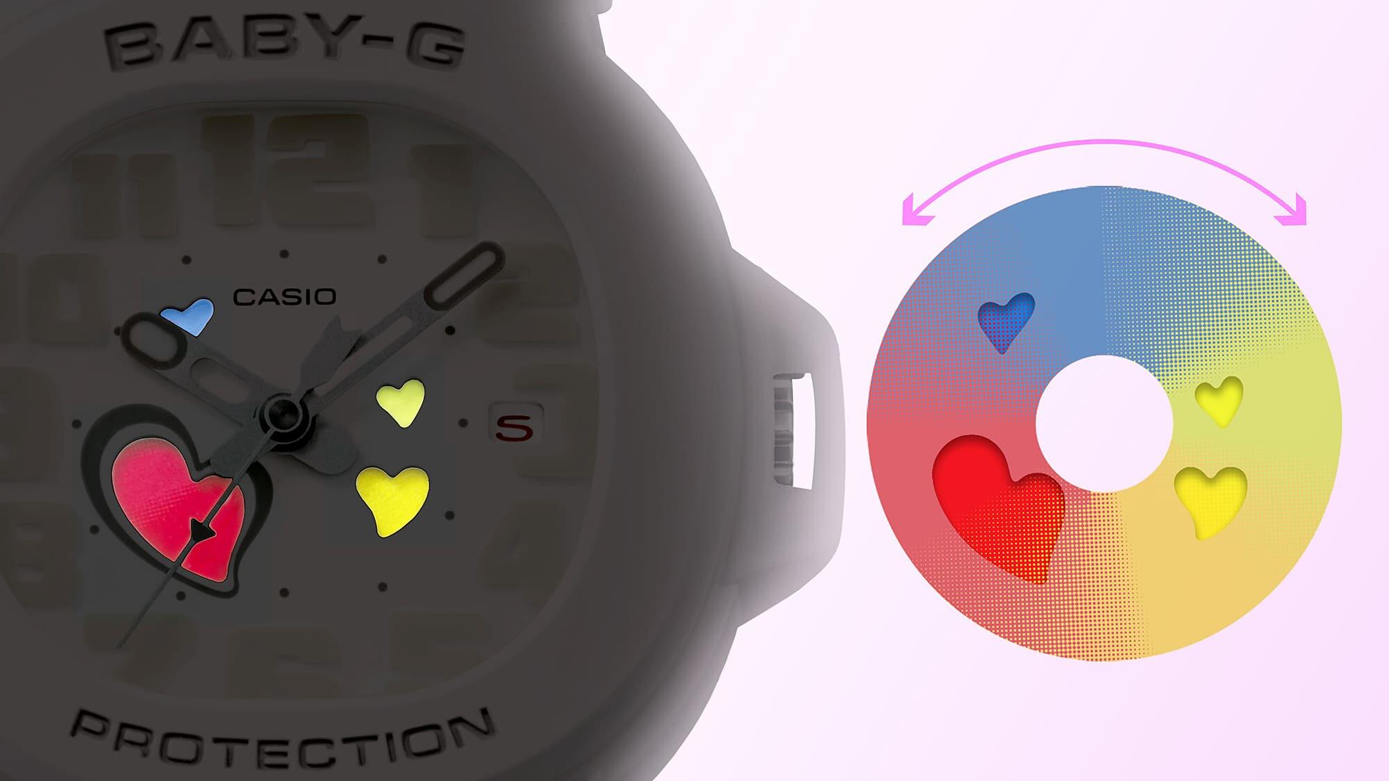 Montre Homme Casio G-Shock PLAYFUL HEART SERIES - WHITE 4/6