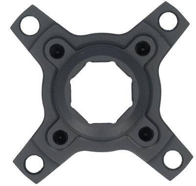 Miranda crank spider 58 mm/104 mm brose 4 arm alu zwart