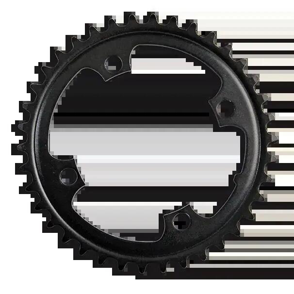 Chainring for Bosch 1 e-bike — 42T, 104 mm BCD, steel, black.