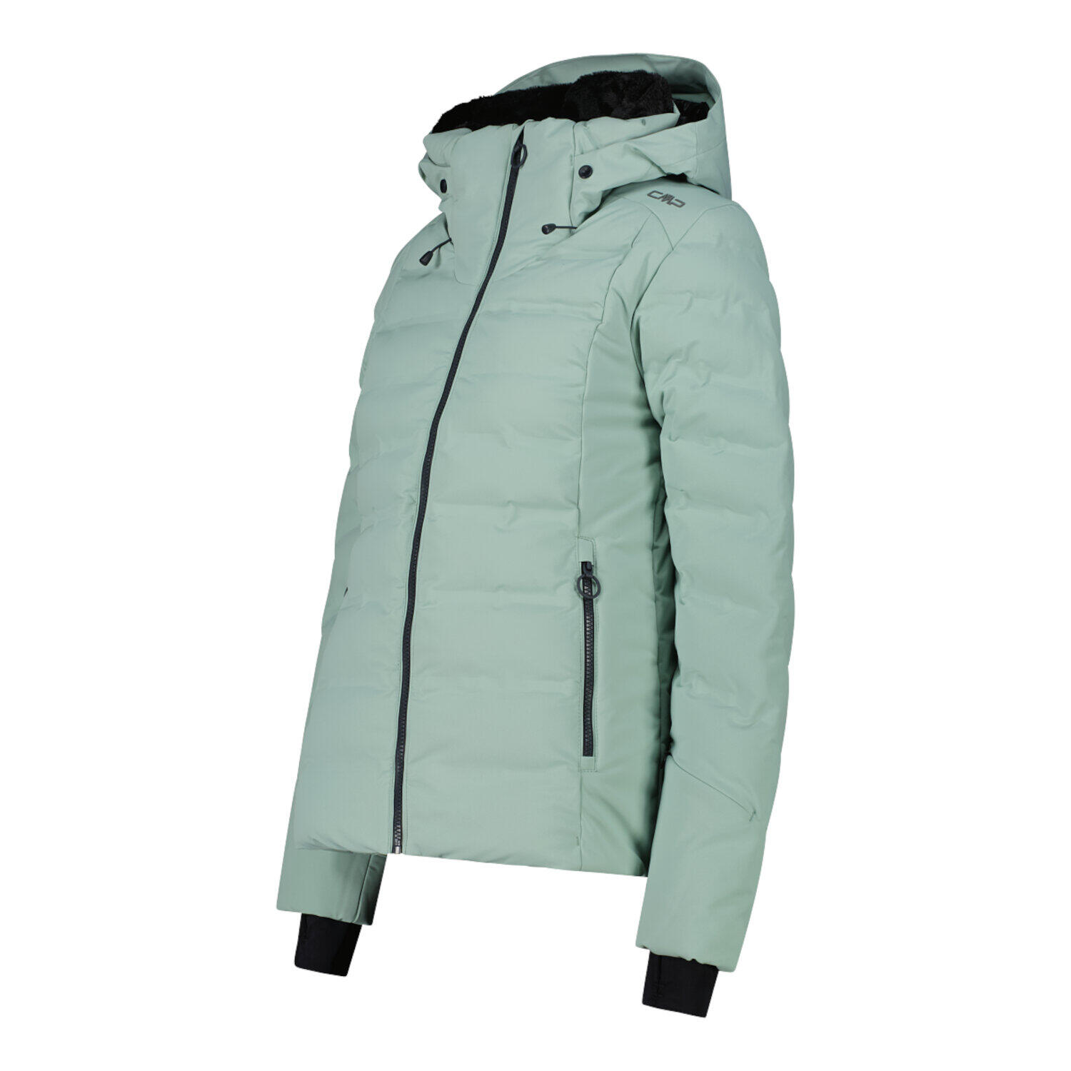 Ski Jassen Dames - CMP  W Jacket Fix Hoody Ski - Jade 3/3
